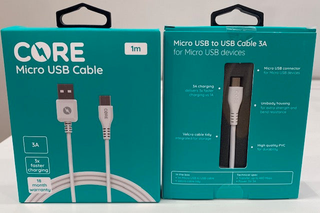 Core - Micro USB Cable