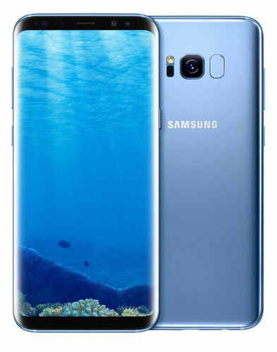 SAMSUNG GALAXY S8 BLUE 64GB UNLOCKED A #359038086320634